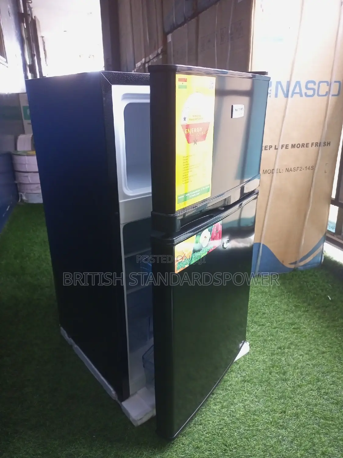 One Time Offer Double Door Black Color Westpool Fridge 80l