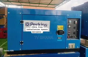 Ghana Light Power Partner Perkins 15kva Diesel Genset