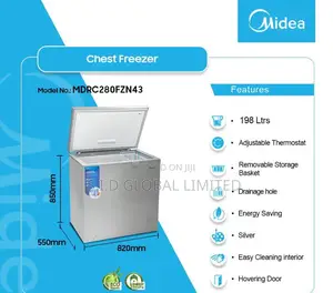 Midea 198ltrs Chest Freezer With Removable Storage Tray