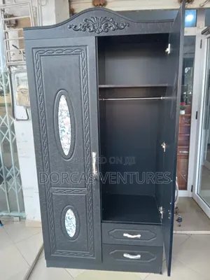 Hang Rail Double Door Armoire
