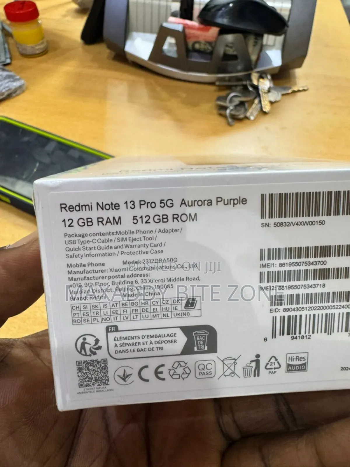 New Xiaomi Redmi Note 13 Pro 5G 512 GB Purple