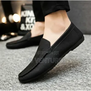 Men's Business Slip-on/Loafers Casual All-Match - Black