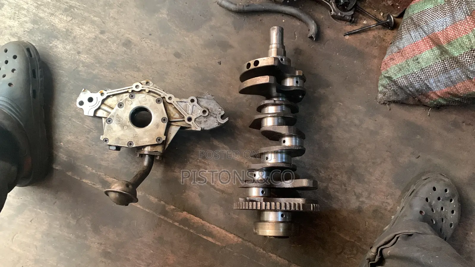 Hyundai Sonata V6 Crank and Oil Pump