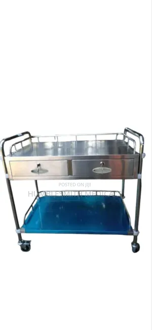 Medicine Trolley With 2 Drawers