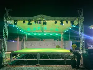 Stage And Lighting Set Up