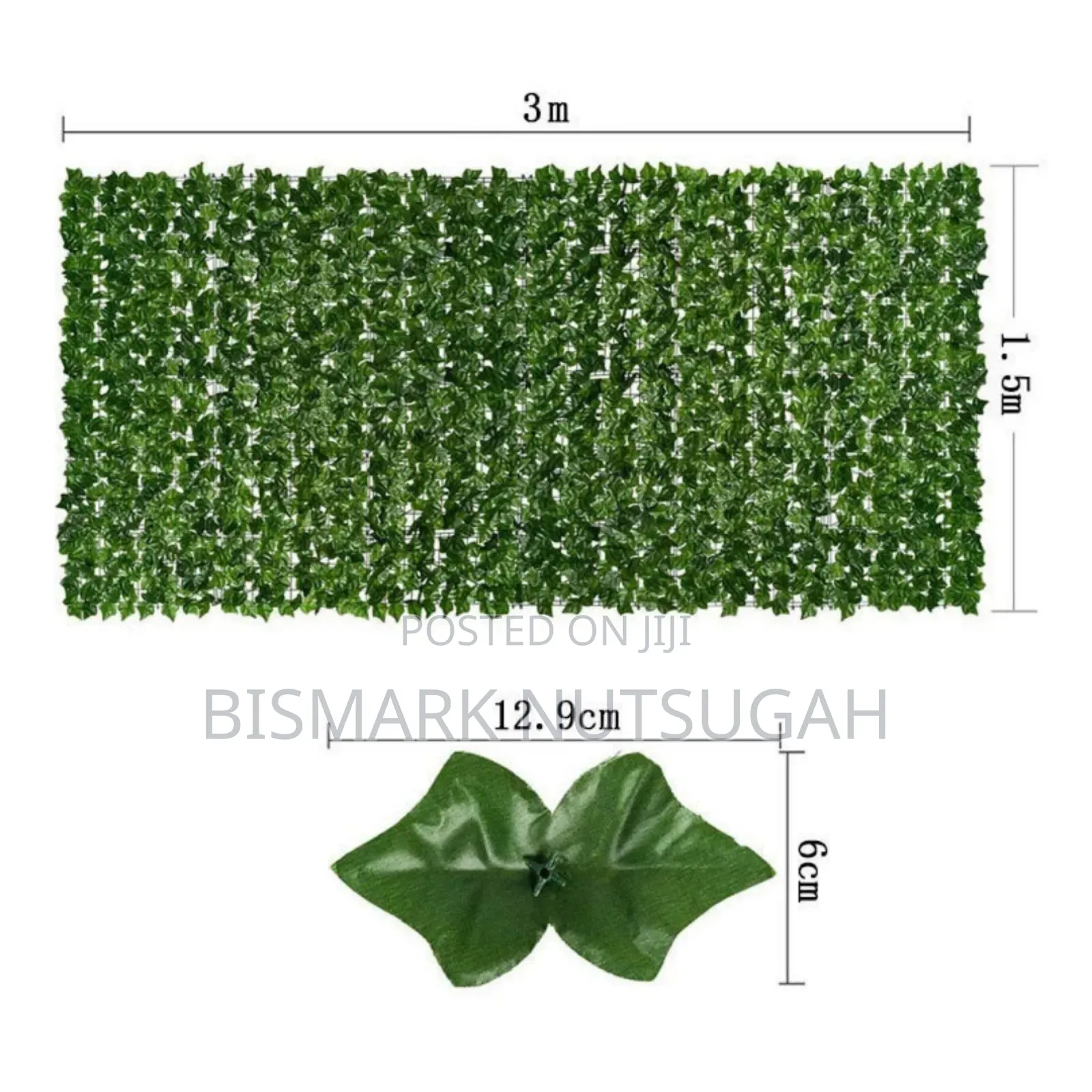 Artificial Wall Hanging Green Leaf Fence