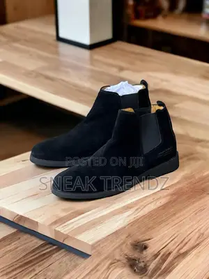 Desert Chelsea Boots Black and Brown