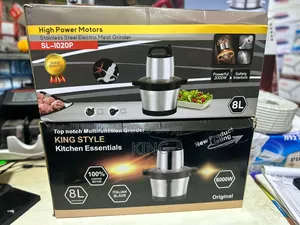 King Style Capacity 8litters Top Notch Multifunction Grinder