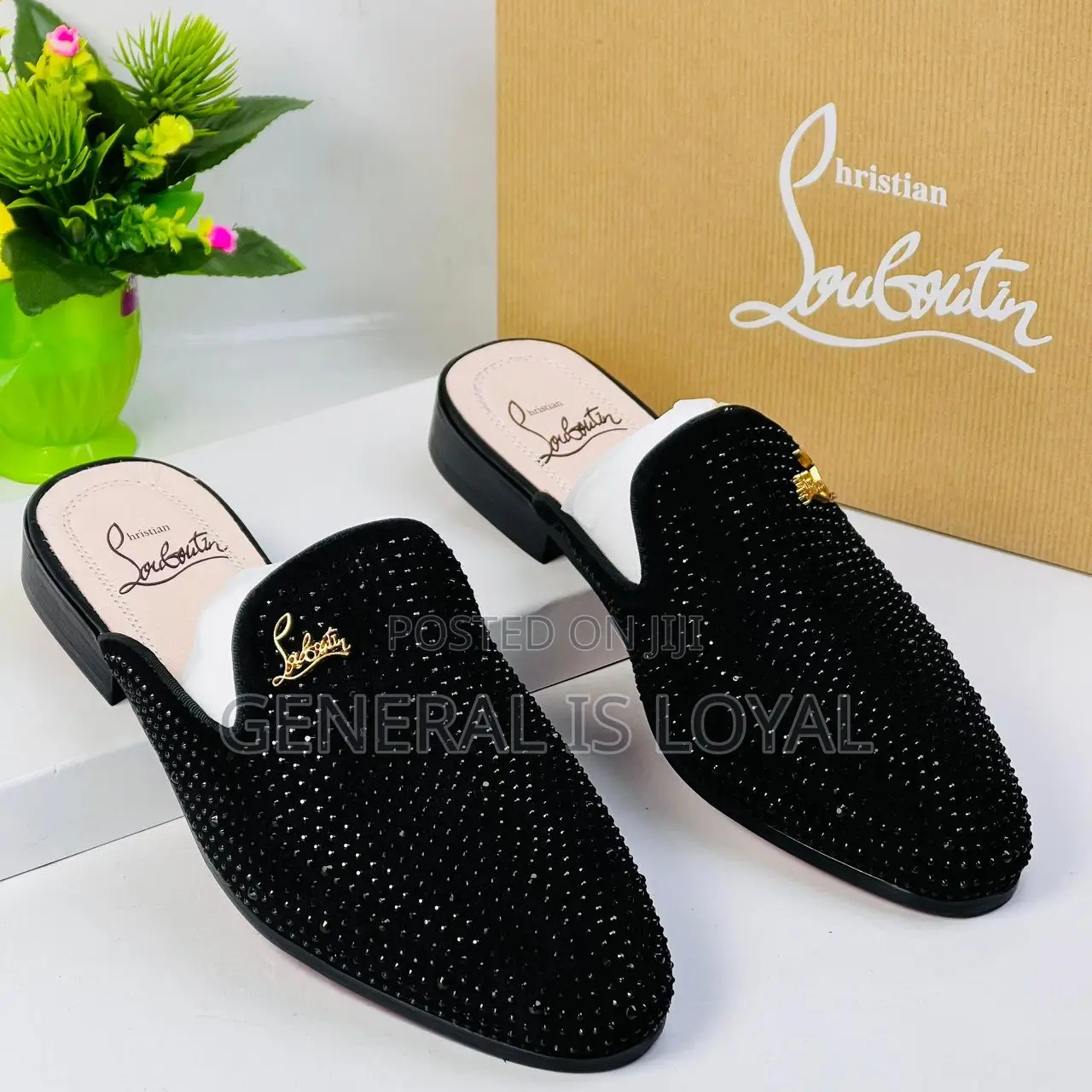 Christian Louboutin Black Men’S Hslfshoe