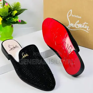 Christian Louboutin Black Men’S Hslfshoe
