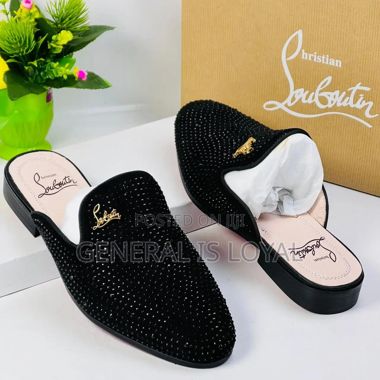 Christian Louboutin Black Men’S Hslfshoe