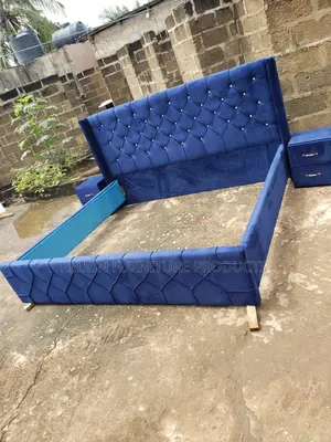 King Size Bed Frame With Side Drawers