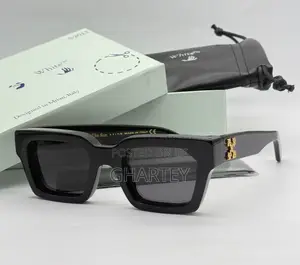 Off White Luxury Fashion Men Glasses - Black