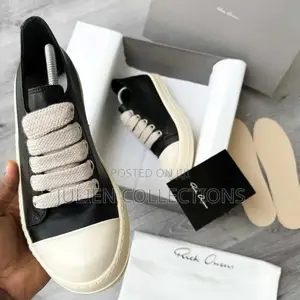 Rick Owen Shoe Black Cream