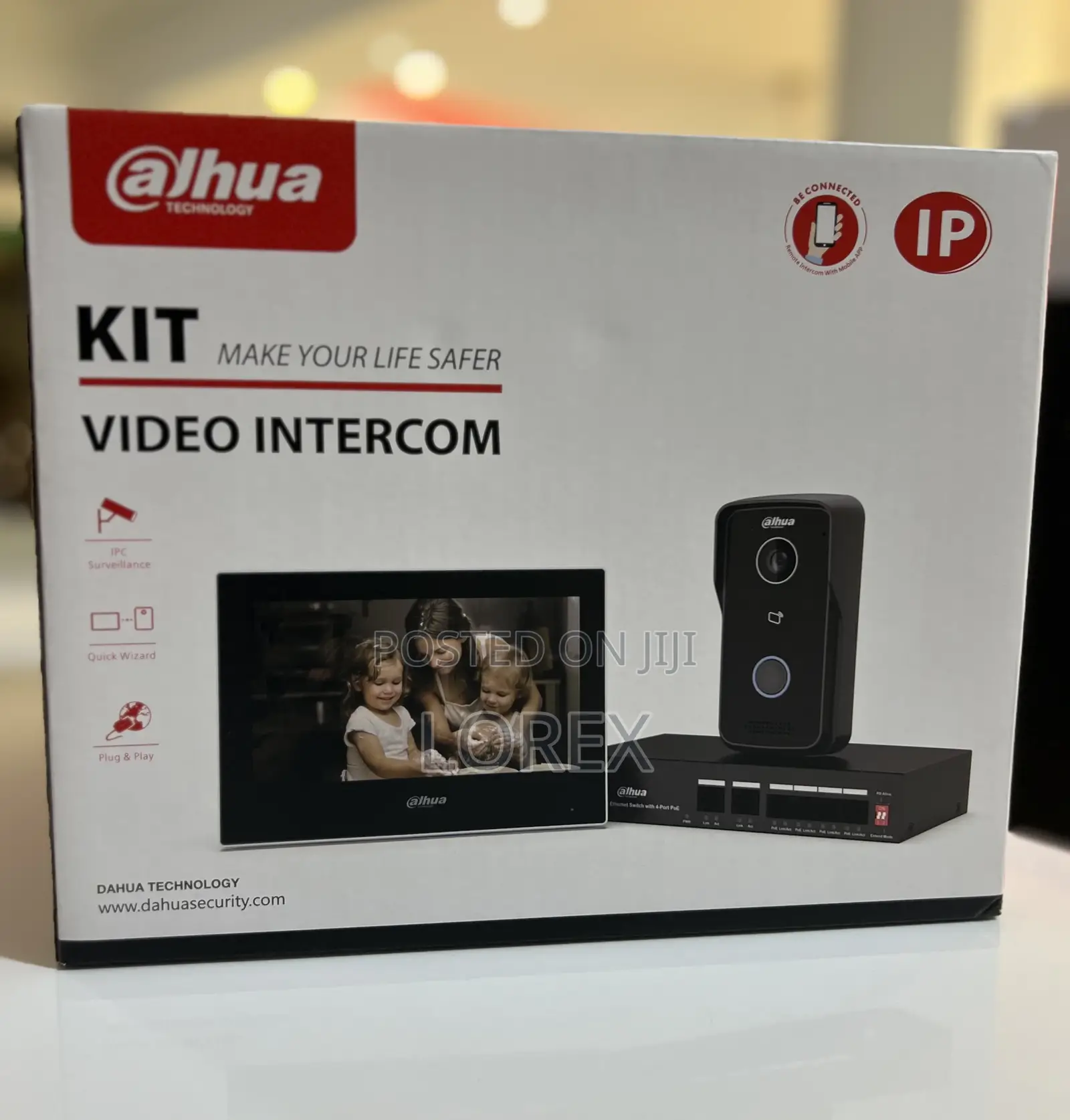 Dahua Ip Video Intercom Kit With Poe Switch Ktp03