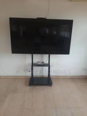 For School Presentation Movable Tv Cart For 32-75 Inches Tvs