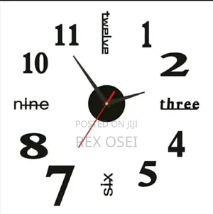 3d Wall Clock Number