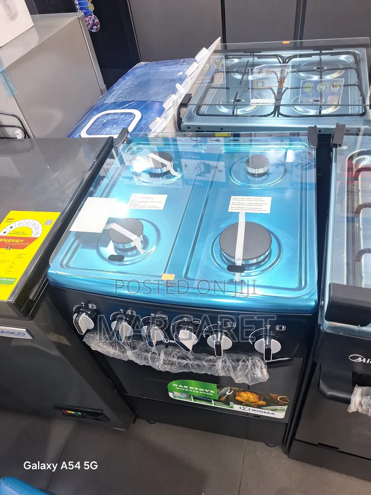 Unique 4 Burners Gas Cooker, Oven and Grill