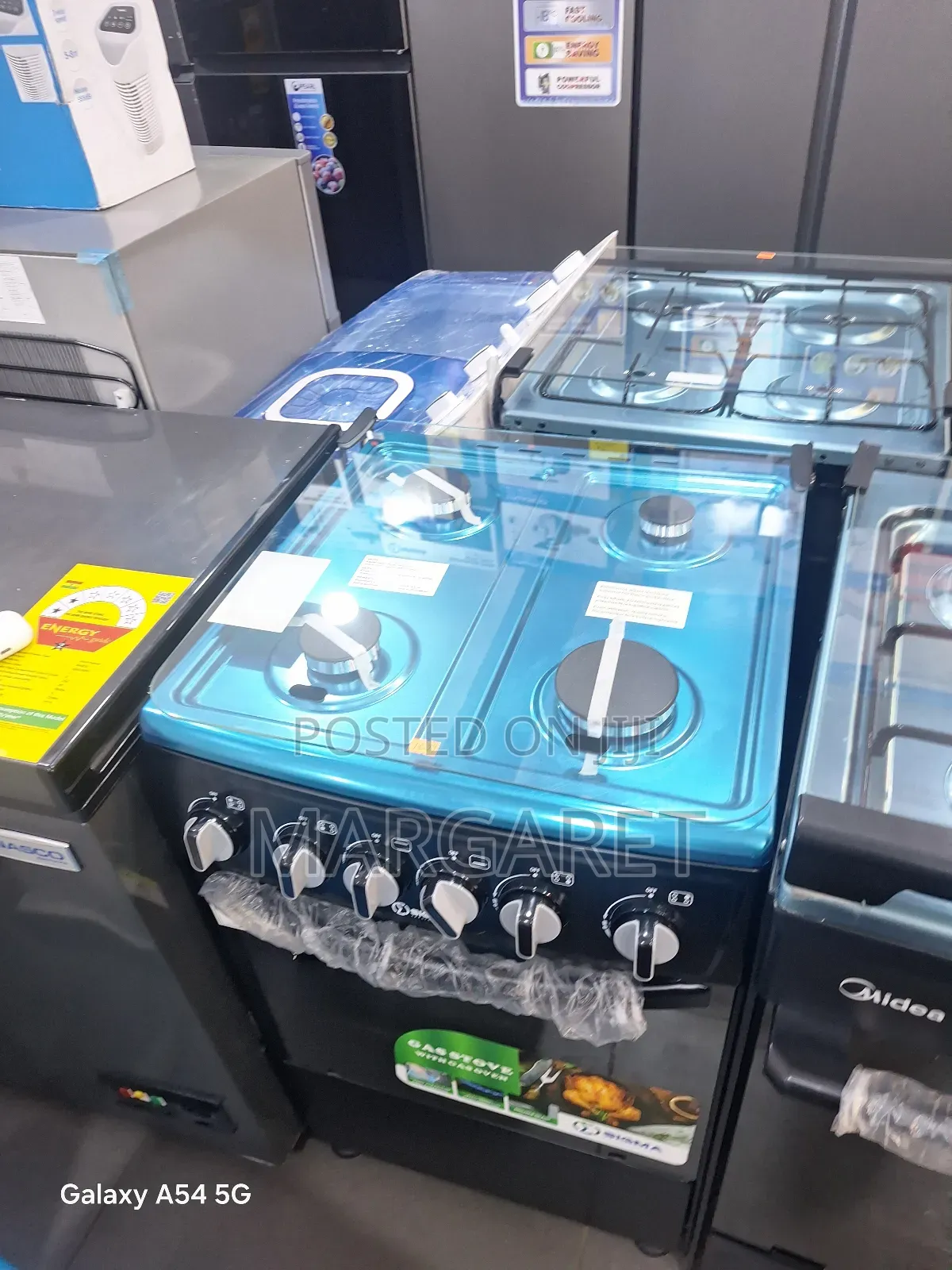 Unique 4 Burners Gas Cooker, Oven and Grill