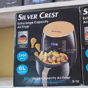 2400w 6l High Capacity Silver Crest Air Fryer