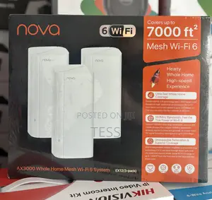 Tenda Ex12(3-Pack) Ax3000 Mesh Wifi 6 System Nova