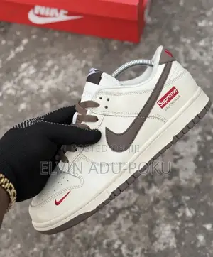 Nike Supreme Sb Dunk Low  “ Beige “