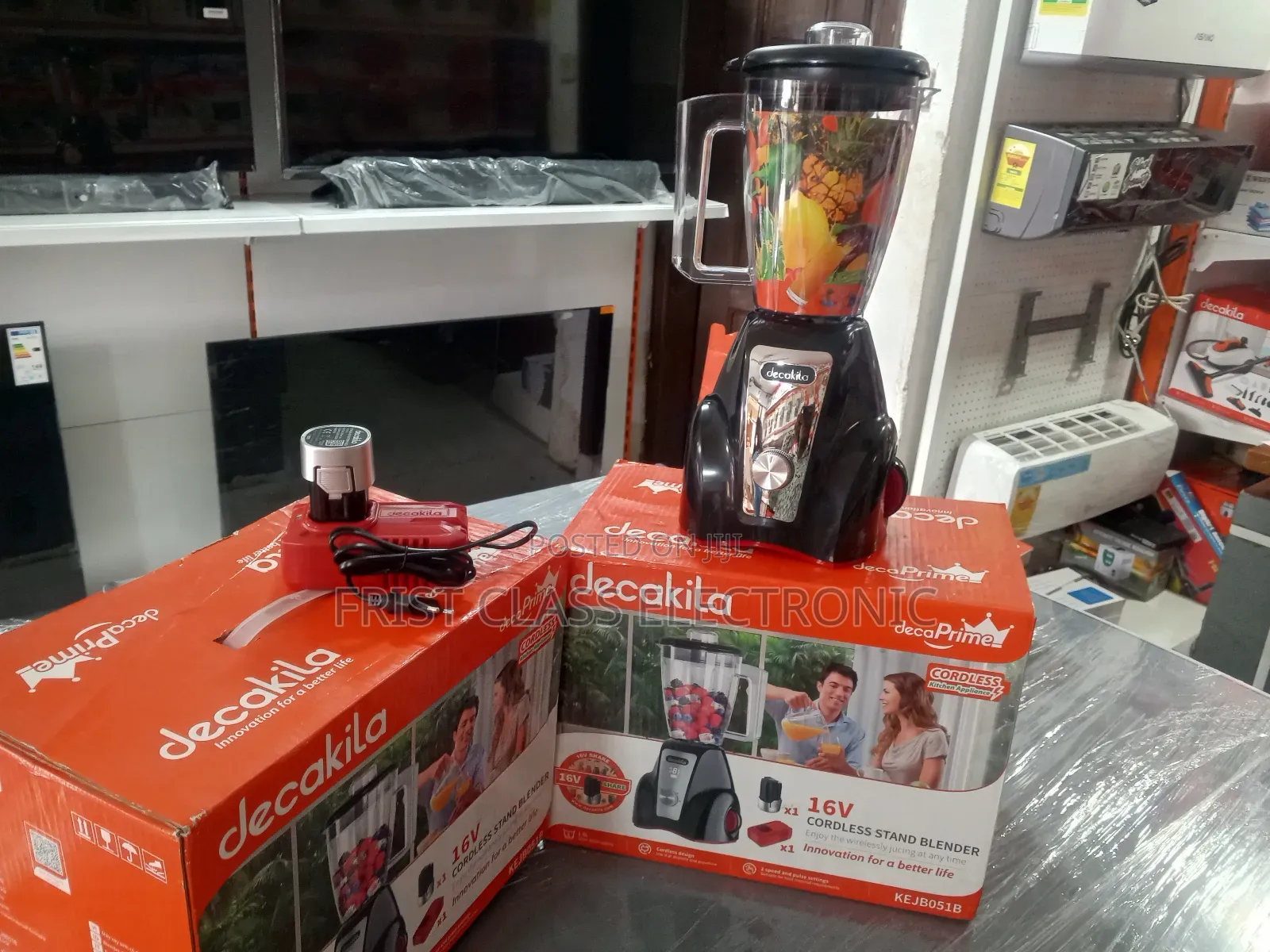 Save Electricity With Decakila Cordless Stand Blender