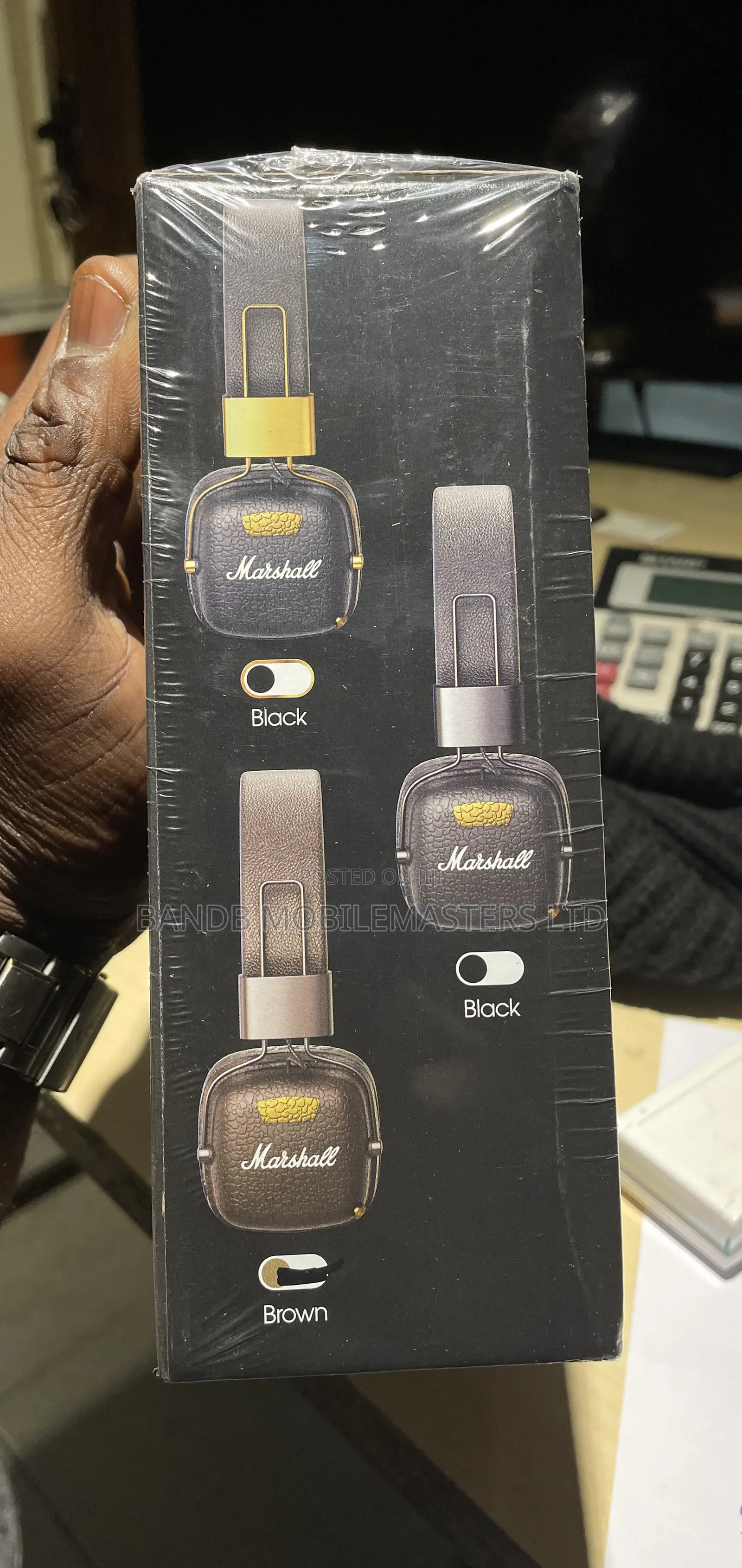Marshall Major v Black and Brown Available