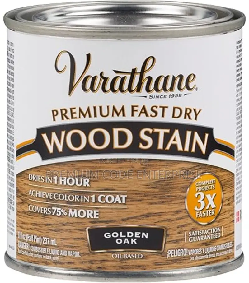 Rust-oleum Varathane Fast Dry Wood Stain – Golden Oak, 32oz
