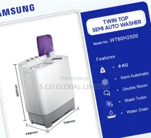 Shop Quality Samsung Twin Top Load 6kg Washing Machine