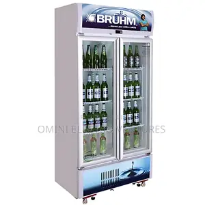 Brand New Bruhm Double Door Display Fridge
