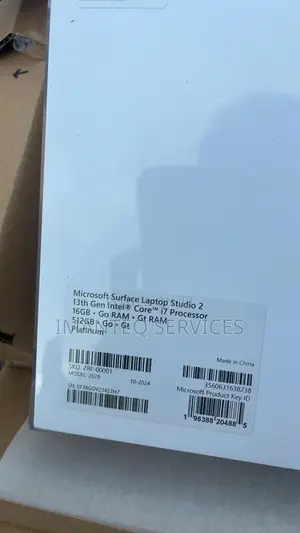New Microsoft Surface Laptop Studio 2 16GB Intel Core I7 SSD 512GB