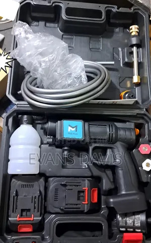 High Pressure Rechargeable Washing Gun With Two Batteries