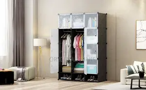 Plastic Wardrobe(12 Cubes)