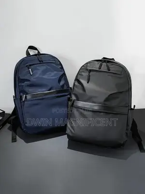 Sleek Navy Everyday Backpack – Modern