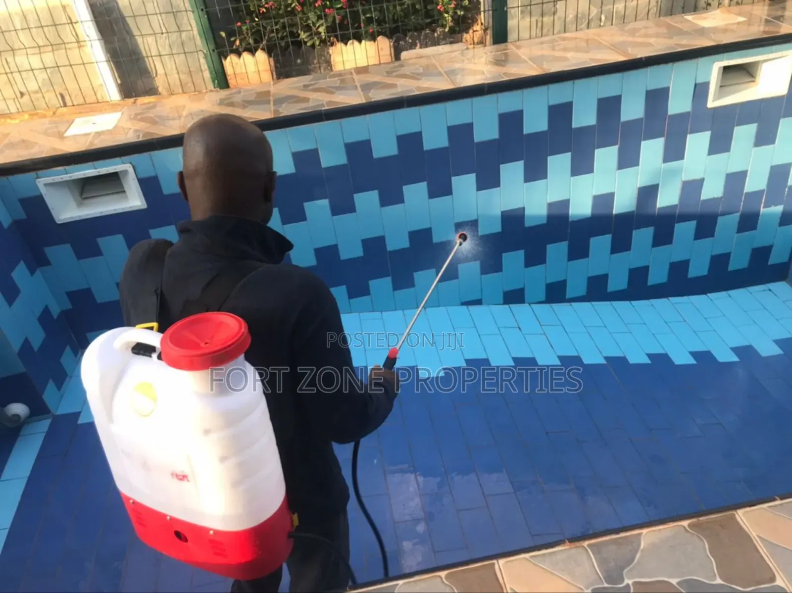 Pool Cleaning and Disinfection With Cleantex