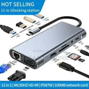 11 in 1 Type C Docking Station / Usb Hub