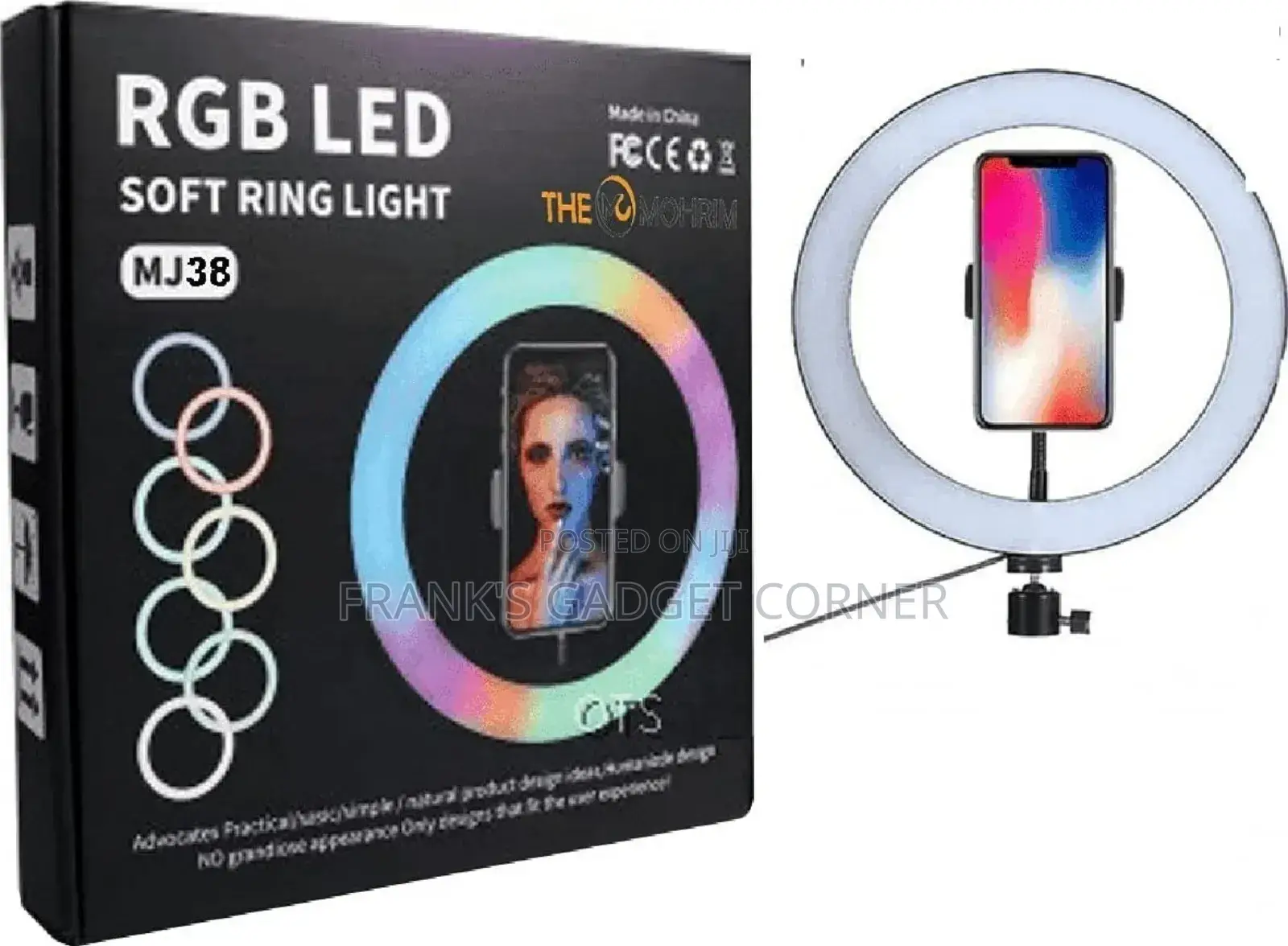 All Sizes of Ring Lights With Tripod Stand