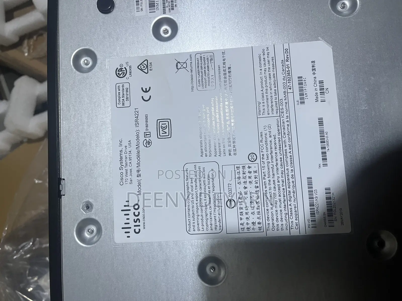 Cisco Router Isr-4221