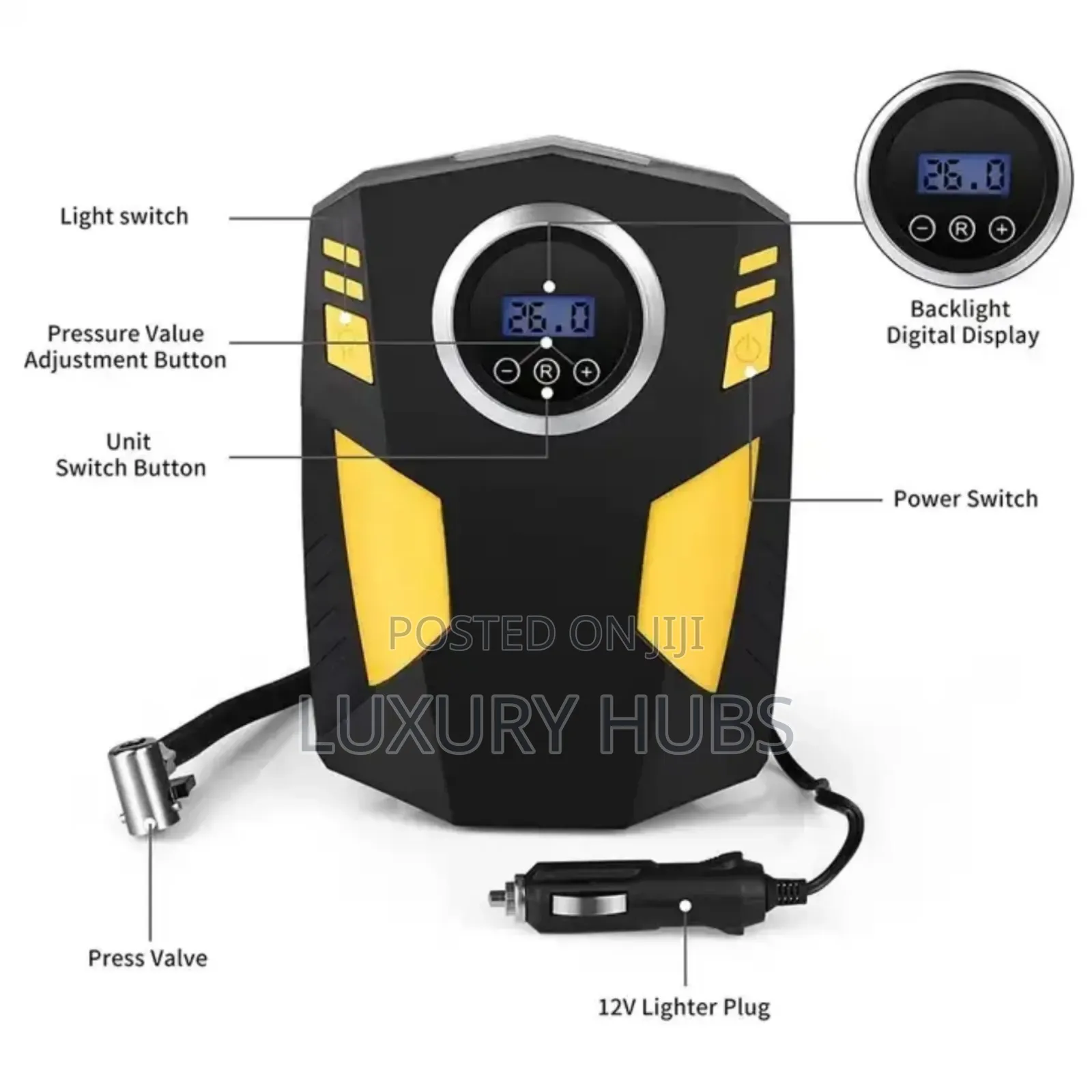 Multifunctional Car Tyre Inflator