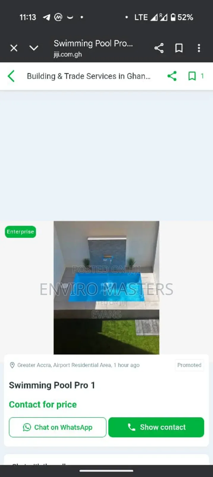 Swimming Pool Contractors