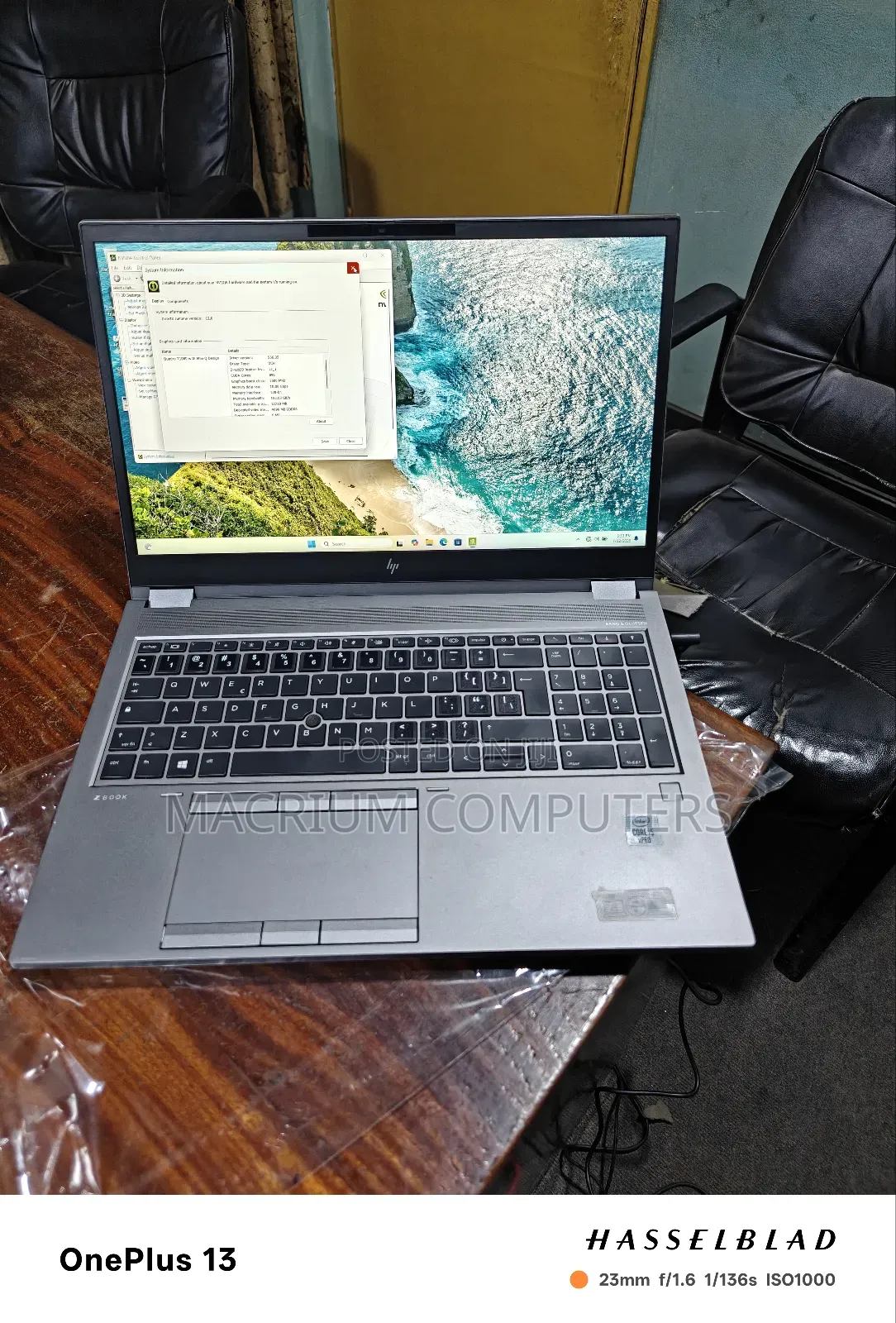 Laptop HP Zbook Fury 15 G7 16GB Intel Core i5 SSD 512GB