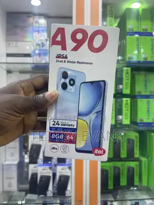 New Itel A90 128 GB Black