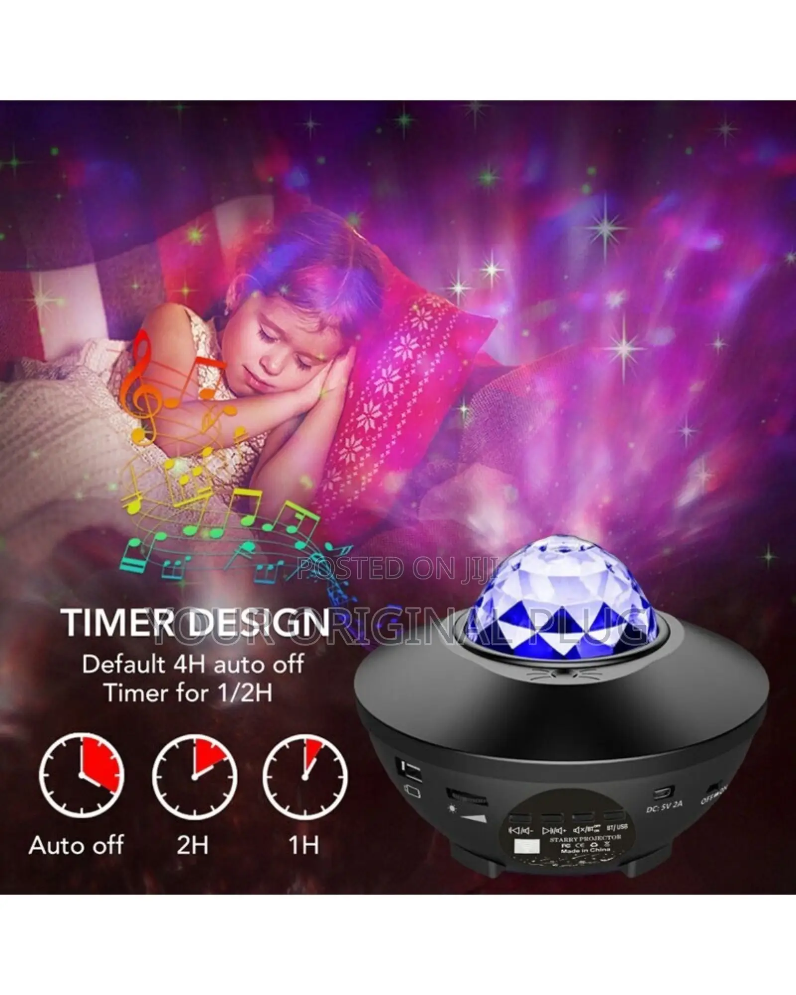 Starry Projector Laser Light With Bluetooth Speaker