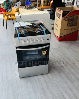 Affordable Volcano 50x50 Gas Oven 4 Burner With Grill(Gray).