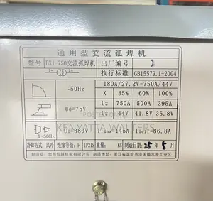 Industry Grade Bx1-750 Ac Arc Welding Machine