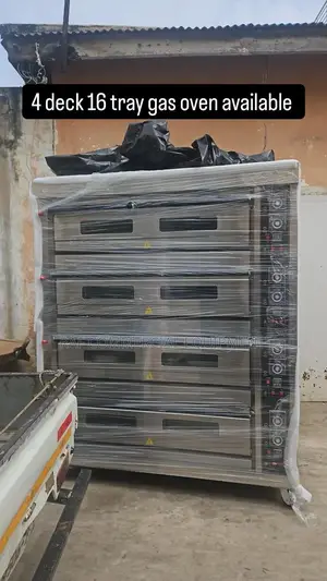 Commercial 4 Deck 16 Tray Gas Baking Oven