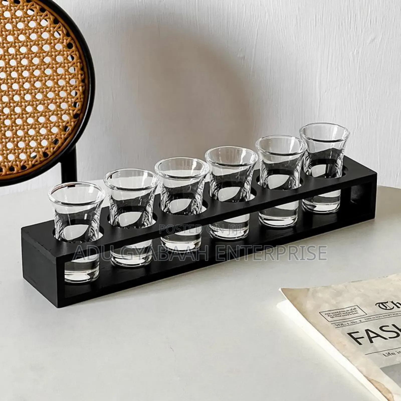 Shot Glass and Glass Holder