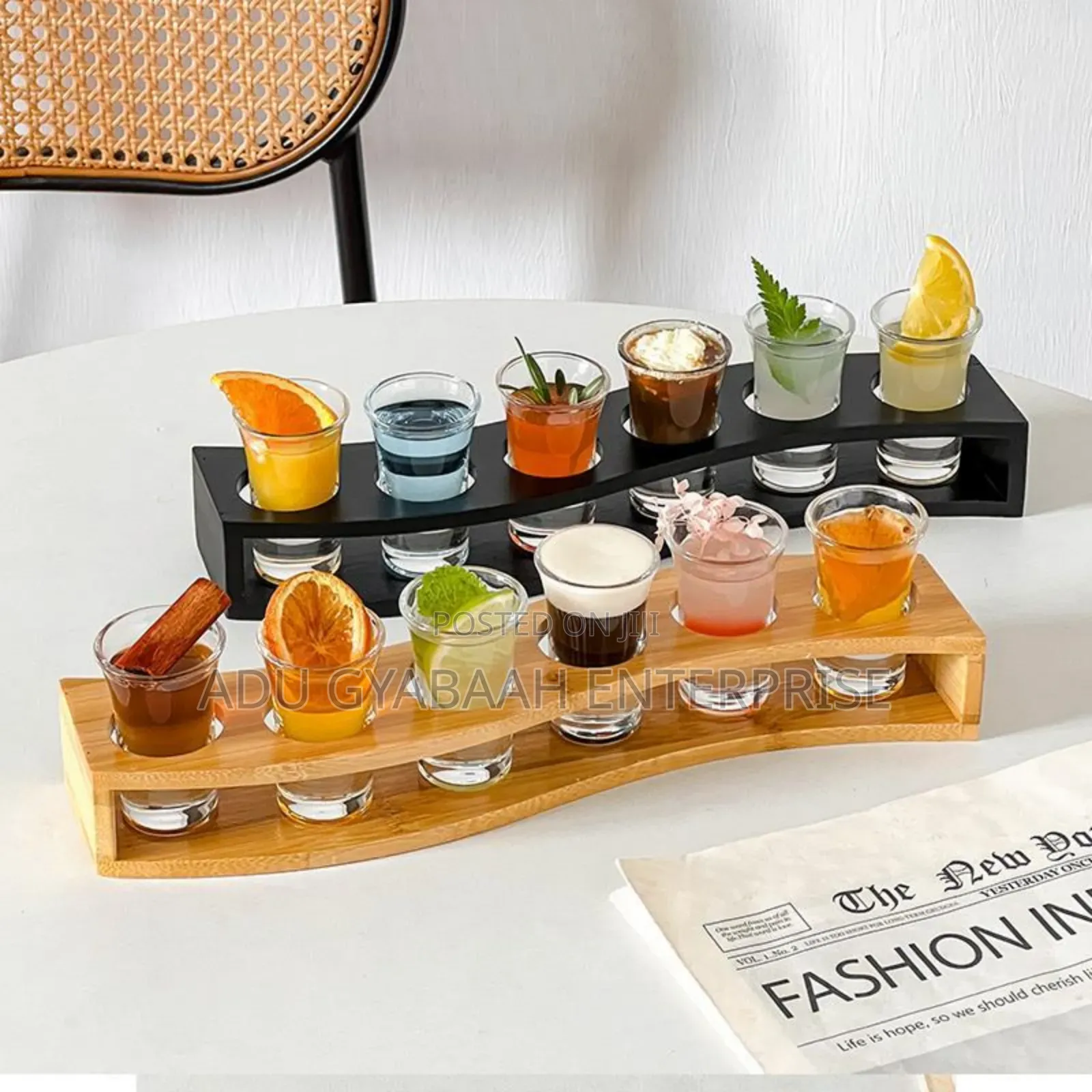 Shot Glass and Glass Holder