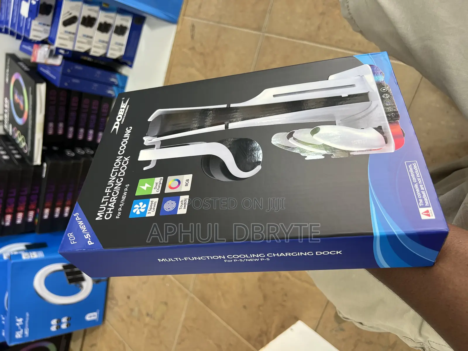 Dobe Multifunctional Cooling Changing Dock for Ps5